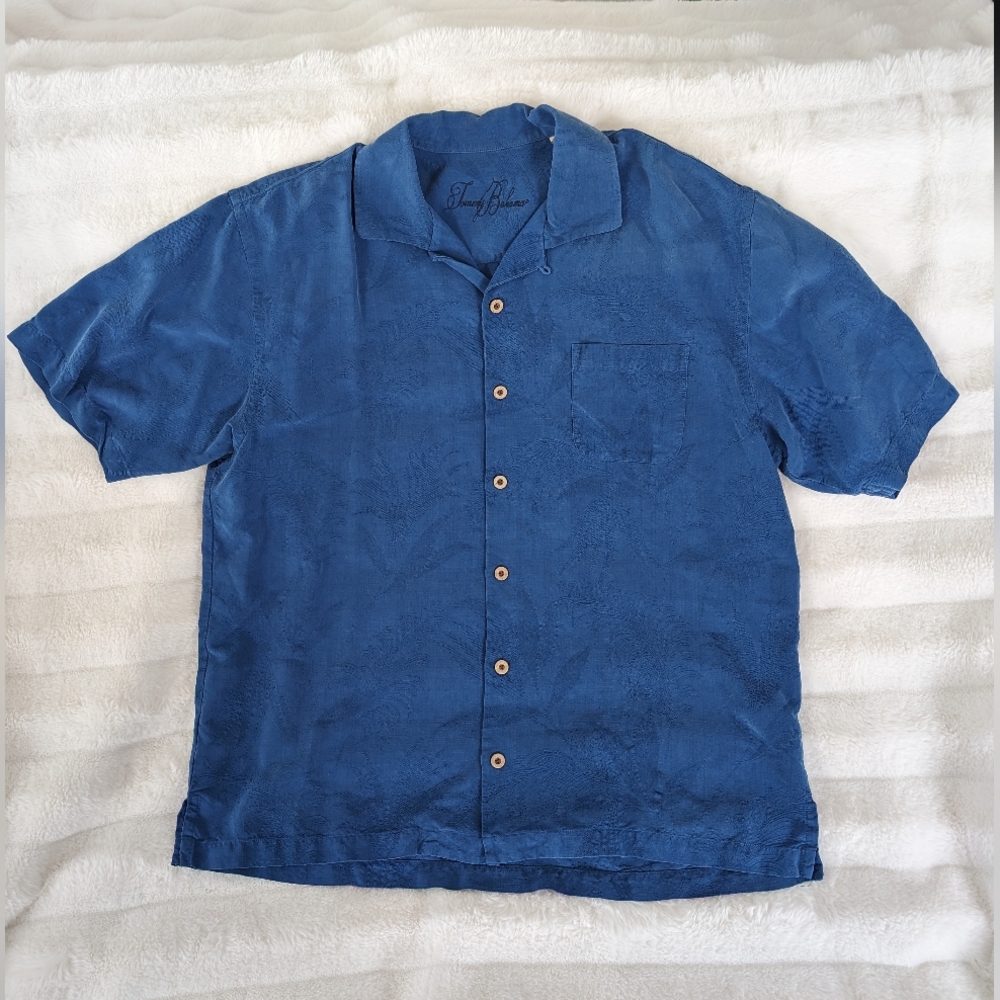 Men's Tommy Bahama Tropic Isles Silk Camp Shirt, size L